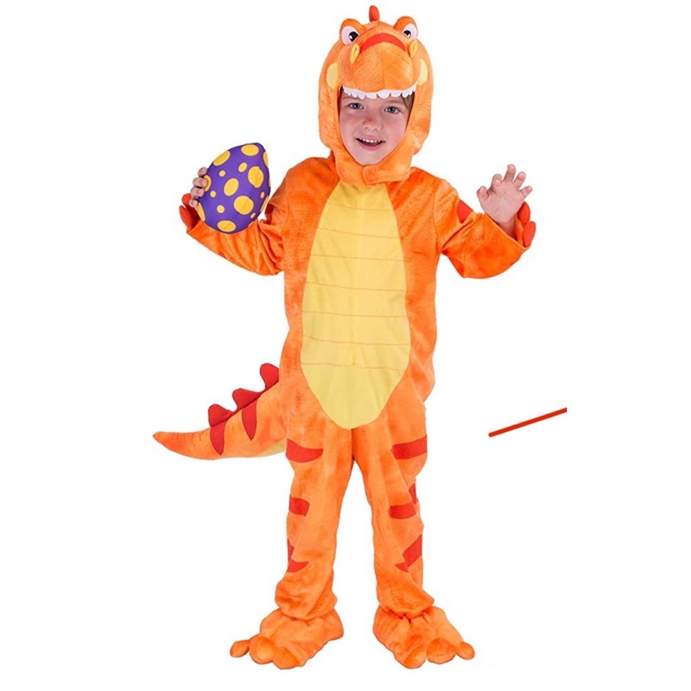 Orange Dinosaur Costume